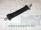 Rubber strap for air filter hatch