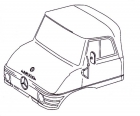 Rubber cabrio cabine U65